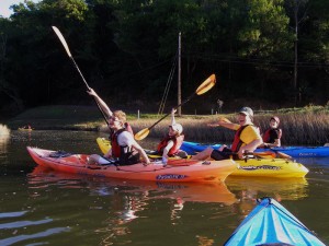 kayaking