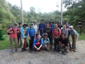 Group photo at the Rainforest Discovery Center (PC: Gretchen Coffman)