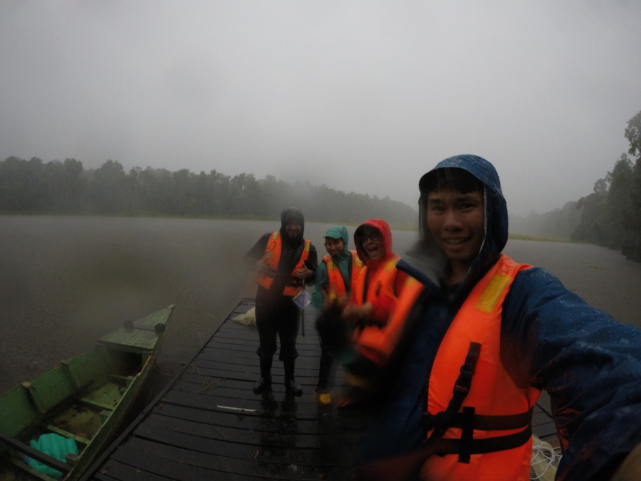 #LakeTeam, L-R Ruben Mojica, Johana Sanabria, Fadwa Bouhedda, and Allen Lau. 